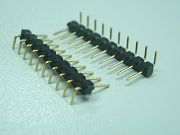 152-3 series Pin -Header- Strips-Single/Double row with round contact 2.54mm pitch-Right angle 